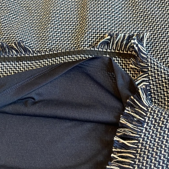 LOFT Sleeveless Blue Tweed Dress - Picture 12 of 13